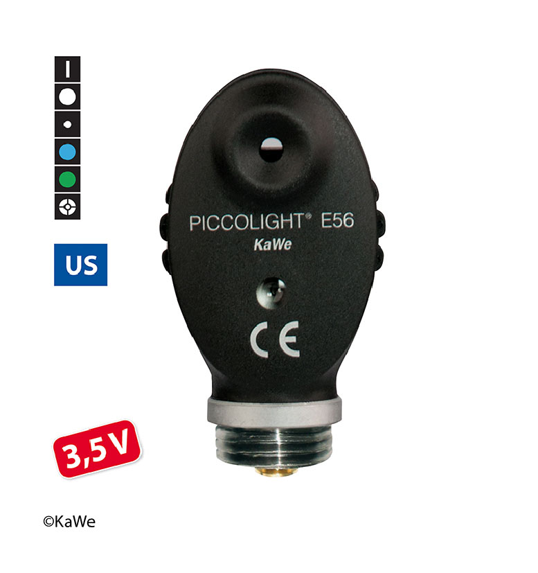 0187566021 - KaWe PICCOLIGHT® E56 Ophthalmoscope Head / US