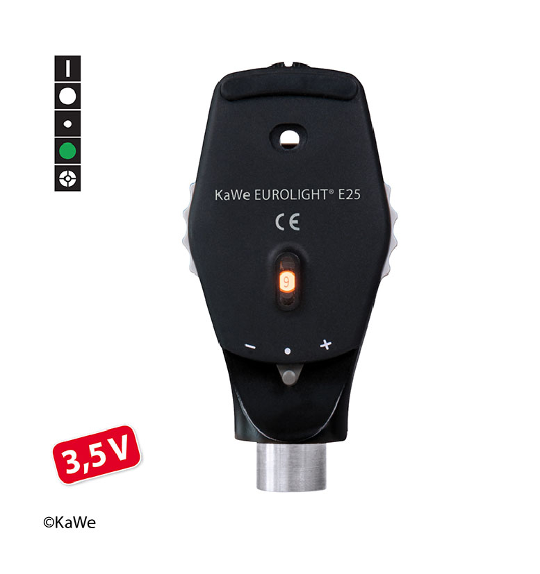 0185255021 - KaWe EUROLIGHT® E25, 3,5 V ophthalmoscope Head