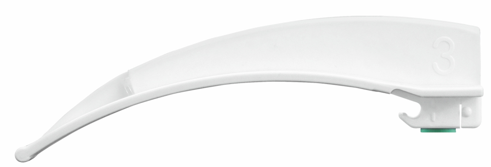 KaWe Macintosh F.O. Plastic Disposable Laryngoscope Blade